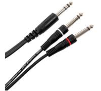 Plugger Câble Y Jack mâle stéréo - Jack mâle mono 1,50m Easy Câbles En