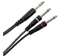Plugger Câble Y Jack mâle stéréo - Jack mâle Mono 3m Easy Câbles En Y