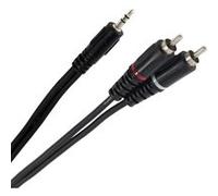 Plugger Câble Y Mini Jack Mâle Stéréo - RCA Mâle 0.60m Easy Câbles En