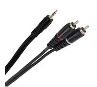 Plugger Câble Y Mini Jack Mâle Stéréo - RCA Mâle 1.50m Easy Câbles en