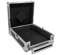 Plugger Flight Case Professionnel pour Table de Mixage DJ 4 Voies Pioneer DJ DJM A9. Flight-Case en Multiplis Noir 9mm, Cornières Aluminium, Mousse Haute Densité.