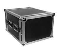 Plugger Flight Case Rack 8U - Flight case rack 19" 8U - Rails avant/arrière - Loquets acier encastrés - Capots amovibles - Coins renforcés - Poignées à ressort - Conçu pour musiciens, DJ et audio-pro