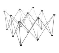 Plugger QuickStage Raiser 60 - Pieds de scène repliables - Hauteur 60 cm - Capacité charge 800 kg/m² - Aluminium