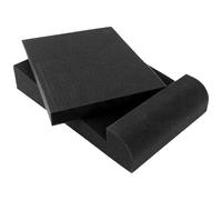 Plugger Studio Lot de 2 mousses d'isolation acoustique haute densité absorbantes pour enceintes monitoring studio. Supports phoniques pour haut-parleurs jusqu'à 5 pouces. Isolant pour enceinte (Paire)