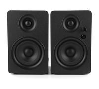Plugger Studio MS4-BT Enceintes multimédia Bluetooth 2 Voies Moniteurs de Studio sans Fil. Bois, Noir. Ecoutes Actives pour Smartphone, Tablette, Ordinateur PC ou Mac, Lecteur multimédia, Carte Son.