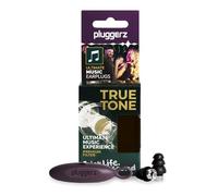 Pluggerz Enjoy True Tone Bouchons d'oreilles réutilisables en silicone avec filtre, indice de réduction du bruit de 19 dB, protection auditive universelle pour concerts, festivals, pratique musicale