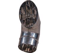 Pluggit Coude DN150, Air extrait Acier inoxydable - LTBO150EG