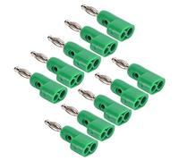 Plugs 4mm Empilables 10pcs Connecteurs de Fiche Banane Empilables de 4 Mm