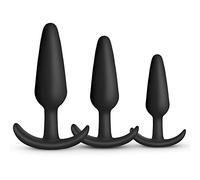Plugs Anals Plug Anale Femme Débutante Silicone starter Klein silikon Lady analplug suite Klein + medium + Rough Silicon analdldos suite Roluck