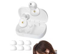 Plugs anti-bruit en silicone réutilisables pour dormir, snoring, voyage, Airplane, travail, concert, festival, Motorcycle Construction Focus