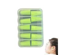 Plugs D'oreille Annulation Du Bruit, 5 Paires Ultra Soft Claming Electods Sleeping, Protection Earbuds, Super Insonorisé Sponge Over Grounds Pour Les Concerts, Étudier, Voyager
