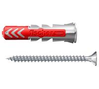 Plugs Muraux Duopower En Plâtre 5Mm X 25Mm Avec Vis, Pack De 50 - 535458