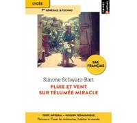 Pluie et vent sur Télumée Miracle - Edition pédagogique - Simone Schwarz-Bart - Points - Poche - Roman