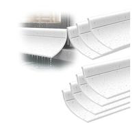 pluie pour portes et fenêtres 6 7 8 9 10 Déflecteurs De Pluie Pour Fenêtres Et Portes, Protection Anti-gouttes Flexible Avec Biseau À 170°, Panneau De Protection(B- 7 PC,W 35MM)