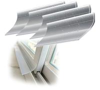 pluie pour portes et fenêtres Bandes D'étanchéité Transparentes Pour Fenêtres, Solin Anti-goutte Pour Fenêtres Coulissantes/à Battants, Déflecteur De Pluie Autocollant(4 PC,W 60MM)