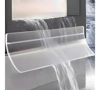 pluie pour portes et fenêtres Déflecteur De Pluie Blanc Découpable Pour Porte, Barrière Anti-pluie Pour Appui De Fenêtre Et Avant-toit Extérieur, Panneau Anti-pluie(7 PC,W 25MM)