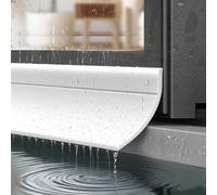 pluie pour portes et fenêtres Protection De Seuil De Fenêtre De 25 Mm, 35 Mm Et 45 Mm De Largeur, Barrière Anti-eau Pour Seuil De Porte/balcon, Déflecteur De Pluie(7 PC,W 45MM)