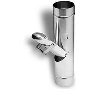 Pluie Tube Rabat Titane Zinc dans les tailles 60, 76, 80, 87 mm et 100 mm
