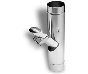 Pluie Tube Rabat Titane Zinc dans les tailles 60, 76, 80, 87 mm et 100 mm