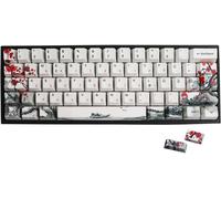 Plum Blossom Shape PBT Dye Sublimation OEM Profile Custom Keycap 128 Keys German Keys for Mechanical Keyboards 61/87/104/108