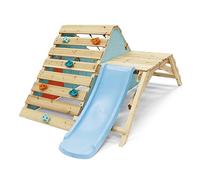 Plum- Centre de Jeu en Bois pour Tout-Petit, Cadre d'escalade, tobogg, 27203, Multicolore