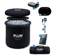PLUM - Eisbad Premium XL Komplettset - Ice Bath Recovery Tub mit Komplettes Zubehör für Kryotherapie - Luxus Eistonne für Zuhause mit 5 dicken Isoliersnichten