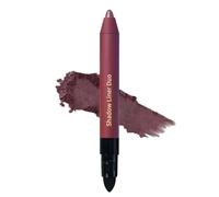 Plum Eyeshadow Stick 2 en 1 Eyeliner Eyeshadow, Duo Shadow Liner Set, Plum Eyeliner pour les yeux clairs pour les rendre Pop