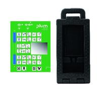 Plum PLUM Boîte murale pour rinçage oculaire IBOX 1, vide Quantité:1