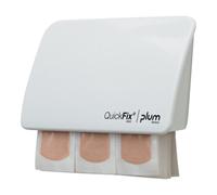 Plum PLUM Pflasterspender QuickFix® UNO L130xH85xP35 mm blanc brillant Quantité:1