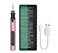 Pluma De Grabado De Vidrio, Pluma De Grabado Para Todos Los Materiales, Pluma De Herramienta De Grabado Pluma De Grabado Eléctrica Recargable, Puissant Herramienta De Grabado De Pluma, Kit De Pluma De