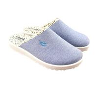 PLUMAFLEX Chaussure maison femme bleue - Détalonnée, légère et avec semelle intérieure extra douce - R80050 pour : femme, Jeans, 39 EU, Découpé