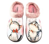 PLUMAFLEX Chinela Chats Paris R12213 pour femme, Chat, 39 EU
