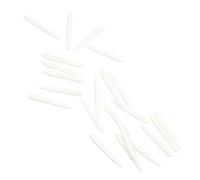 Plumage Universelles de Rechange pour Stylo à Peinture 25 Pièces Fibre Blanche