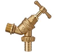 Plumb-Pak Robinet de puisage Raccord mâle 1/2" + mâle 3/4" (Import Grande Bretagne)