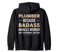 Plumber Because Badass is Not an Official Job Title Plumber Sweat à Capuche