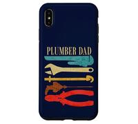 Plumber Dad Outils de plomberie rétro Clé à molette pour fête des pères Coque pour iPhone XS Max