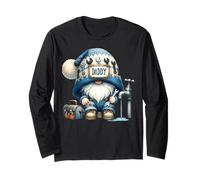 Plumber GNOME Dad Graphic for Men Funny Pipe Fitter Manche Longue