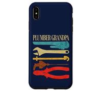 Plumber Grandpa Outils de plomberie rétro Pipefitter Vintage Coque pour iPhone XS Max