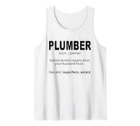 Plumber Someone Who Repairs What Your Husband Fixed - Drôle Débardeur