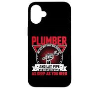 Plumber We Get Wet Have Big Snakes and Lay Pipe As Big As Coque pour iPhone 16 Plus