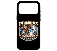 Plumbers Save Live Too Déboucheur Amusant pour Toilettes Coque pour iPhone 17 Pro Max