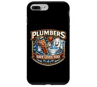 Plumbers Save Live Too Déboucheur Amusant pour Toilettes Coque pour iPhone 7 Plus/8 Plus