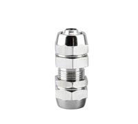 plumbify store Connecteur rapide d'air pneumatique en Nickel plaqué cuivre, for Tube de tuyau OD 4MM 6 8 10 12 14 16MM, connexion à Joint rapide KPV KPE PM PZA(KPM,8MM)