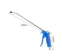 plumbify store Pistolet de dépoussiérage pneumatique, souffleur d'air, pistolet de soufflage de suie, pompe à air, buses allongées, outil de soufflage de poussière haute pression(CCQ-Long)
