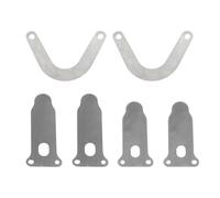 plumbify store Tête de pompe de compresseur d'air, plaque de Valve en forme de U, petite langue, pièces de Machine à Piston à courroie silencieuse sans huile, pièces d'outils pneumatiques