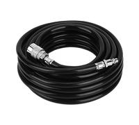 plumbify store Tuyau de compresseur d'air 7.5m 24,6 pieds, Tube de pompe à Air 5mm x 8mm avec connecteur rapide, tuyau en PVC, pièces d'outils pneumatiques, Tube droit 1 pièce