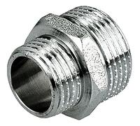 PLUMBING4HOME 3/4" x 1/2" BSPT mâle de réduction mamelon raccords union laiton chromé