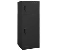 Plumbpyr Armoire de selle noire en acier 53 x 53 cm avec porte verrouillable, support de selle réglable en hauteur, crochet et support mural pour écurie et sport d'équitation pour un rangement peu