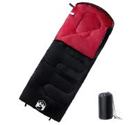 Plumbpyr Sac de couchage de camping pour adulte avec capuche, fermeture éclair et oreiller, imperméable, léger, chaud, compressible, rectangulaire 220x, 3-4 saisons, idéal pour la randonnée, le