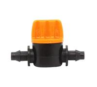Plumdrop Lot de 10 mini vannes de portail pour robinet barbelé en plastique de 4/7 mm
